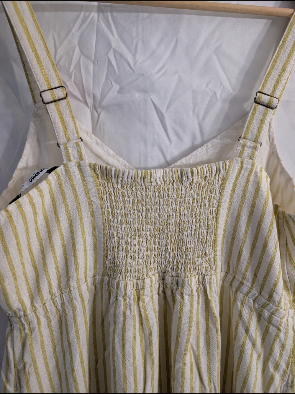 Sonoma Yellow and White Striped Maxi Dress - Picture 6 of 10